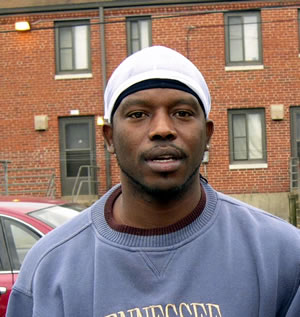 Mike - a friend we made during evangelism in the projects