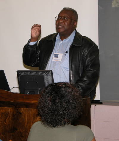 Rev. David Cornelius at podium