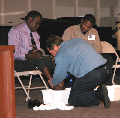 Foot washing