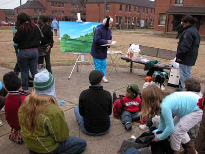 Volunteers Teaching