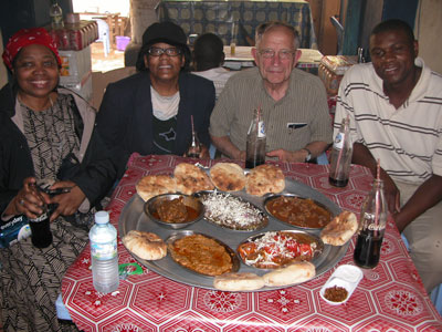 Team arrival in S. Sudan