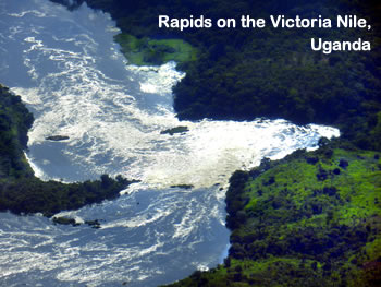Rapids on the Victoria Nile, Uganda