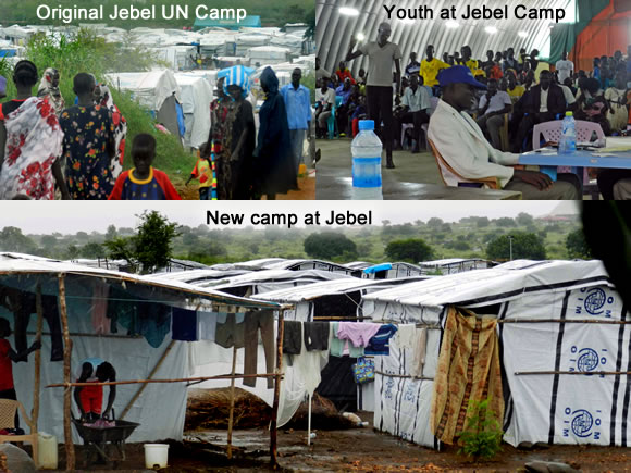 Jebel UN Camp - Original and New