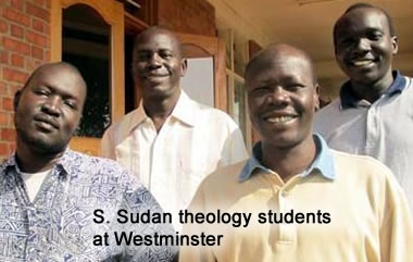 S. Sudan theology students at Westminster