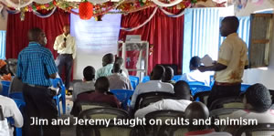 Jim and Jeremy taught on cults and animism