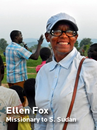 Ellen Fox; missionary to South Sudan