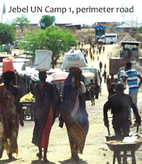 Jebel UN Camp 1 perimeter road