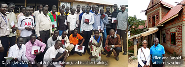 Teacher Training and Ellen and Rashid pictures
