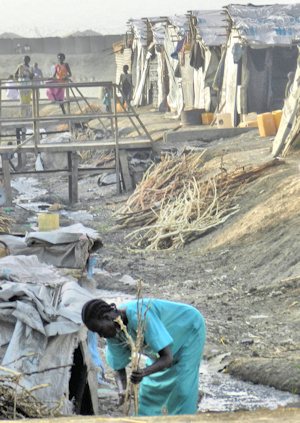 Women working at Malakal UN Camp