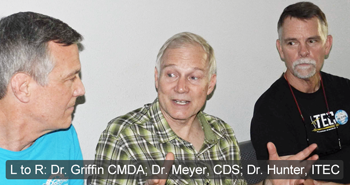 Dr. Griffin (CMDA), Dr. Meyer (CDS), and Dr Hunter (ITECH)