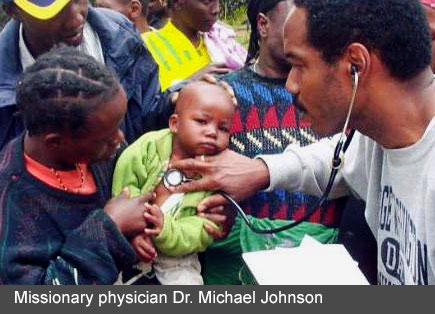 Missionary physician Dr. Michael Johnson