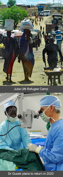 Juba UN Camp -- Dr Guzek plans to return in 2020