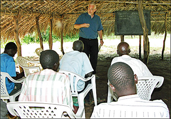 Tim teaching in Lohutok 2016